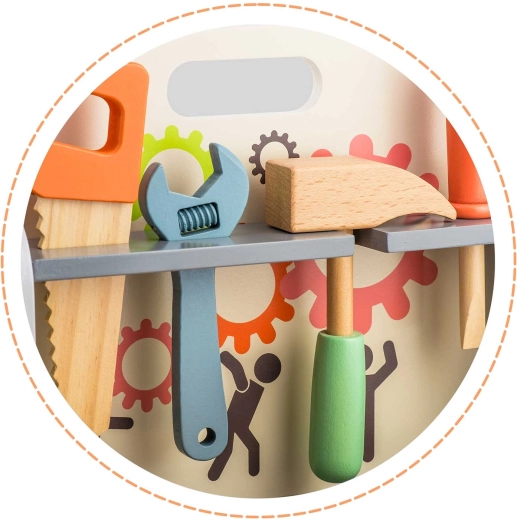 Set complet de unelte din lemn mereu la îndemână