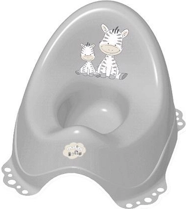 Maltex oliță cu anti-alunecare și muzică Zebra, gri