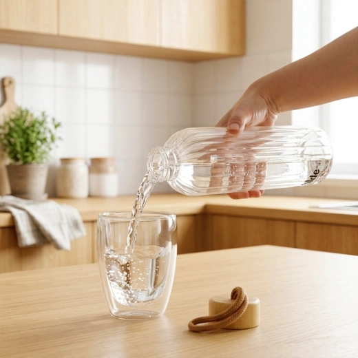Sticlă borosilicată rezistentă, potrivită și pentru băuturi calde