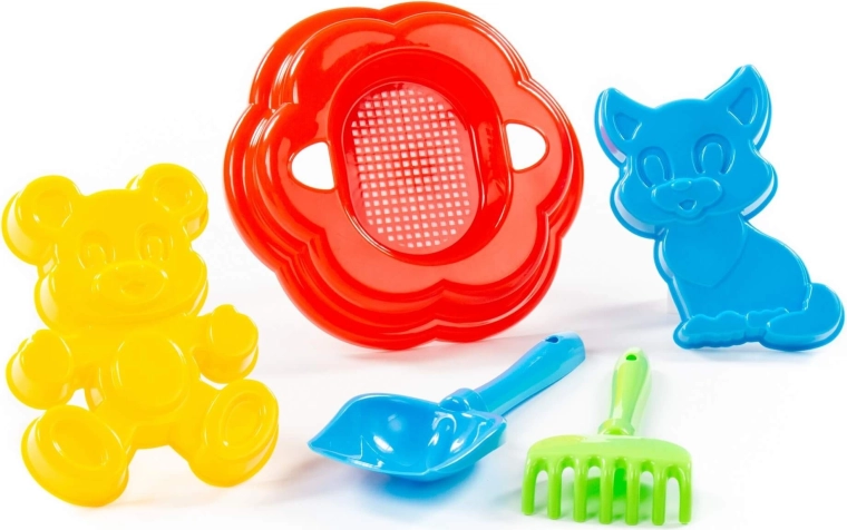 Lopățică și greblă pentru construcții creative