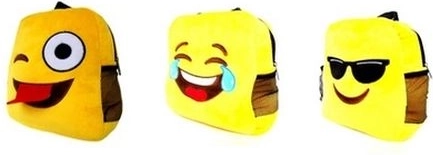 Rucsac moale pentru copii cu emoticon zâmbitor