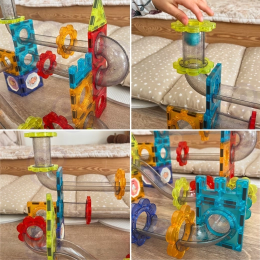 Conectare magnetică pentru construcții stabile