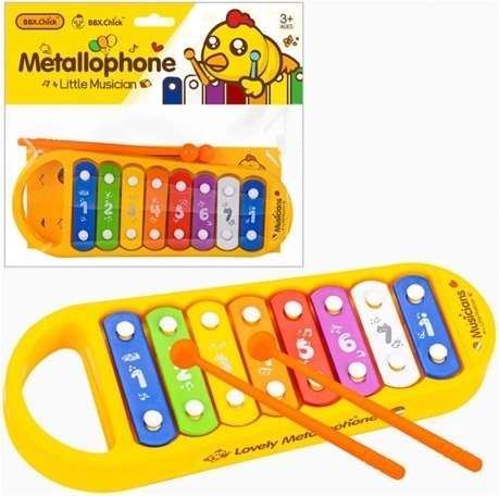 Metalofon pentru copii cu 8 tonuri