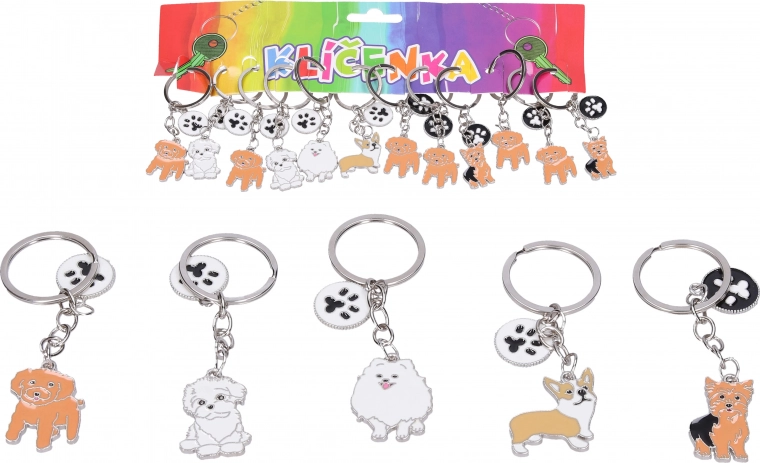 Breloc cu labă de câine