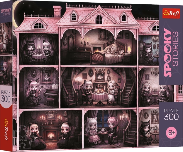 Puzzle Trefl Spooky stories: După lăsarea întunericului (300 piese)