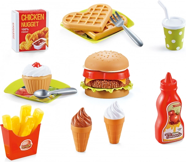 Set colorat de alimente pentru copii