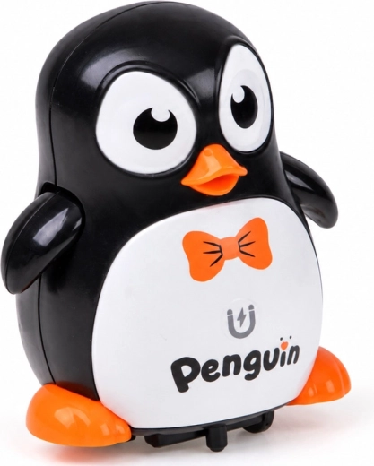 Pinguin mergător cu melodie și conexiune magnetică - 1 bucată