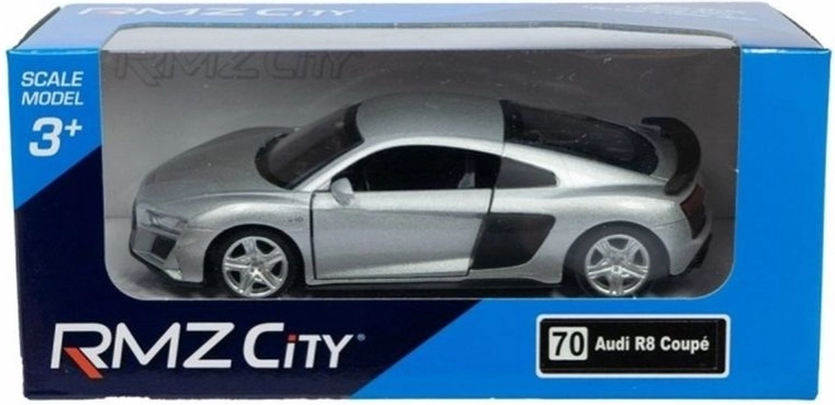 RMZ Audi R8 2019 model auto argintiu