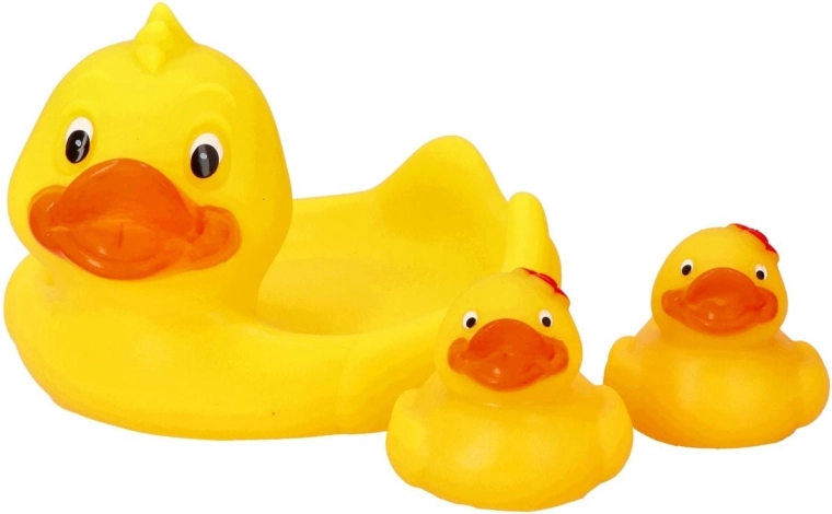 Jucărie de baie și săpunieră Moms Care, rățuște - 3 buc.