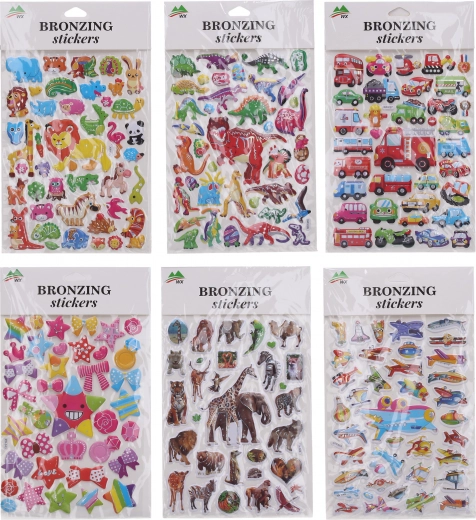 Autocolante mix – set de stickere în 6 variante