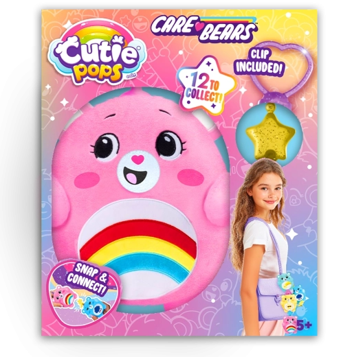 Cutie Pops breloc pentru rucsac Care Bears (Ursuleții Grijulii) - mai multe tipuri - 1 bucată