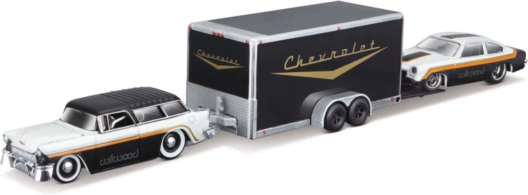 Maisto Design Team Haulers Chevrolet Nomad 1955 și Chevrolet Vega 1971 1:64