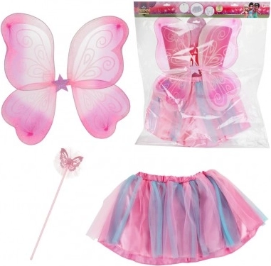 Costum zână cu aripi și tutu