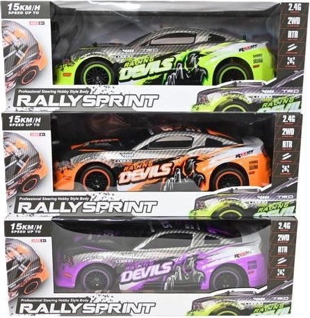 Mașină sport RC Rally Sprint cu telecomandă 2,4 GHz