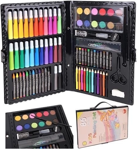 Set de pictură în valiză 86 piese