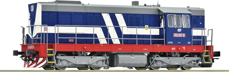 Roco locomotivă diesel ČD 742 007-8 „Kocour” H0, digitală cu sunet