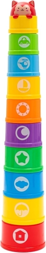 Pahare numerotate pliabile cu melodie BABY MIX, 10 piese