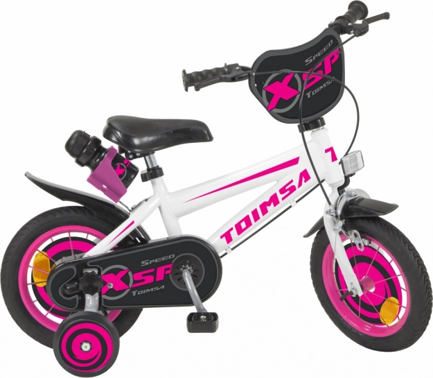 Bicicletă pentru copii Toimsa XSP alb/negru 12