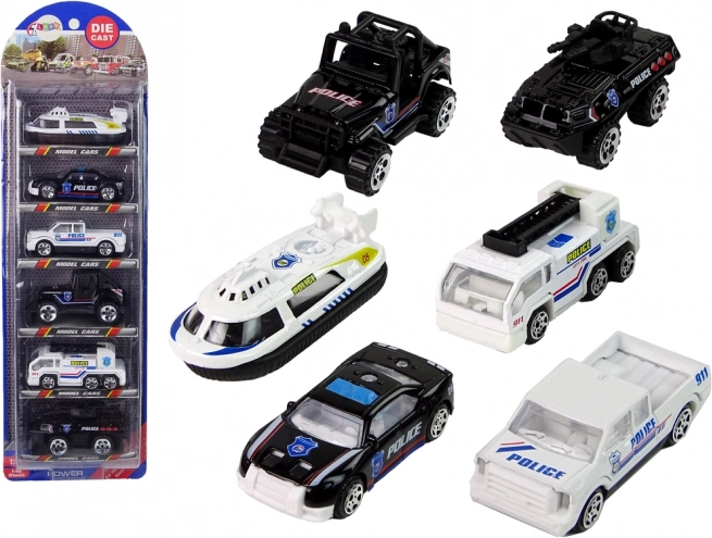 Set de vehicule de poliție 1:64