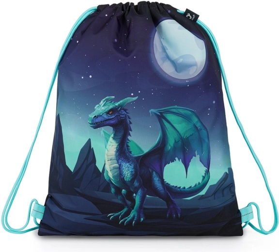 Săculeț sport Topgal cu motiv de dragon