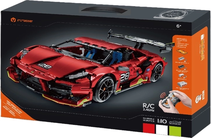 iM.Master RC super mașină sport cu telecomandă 1:10 roșie