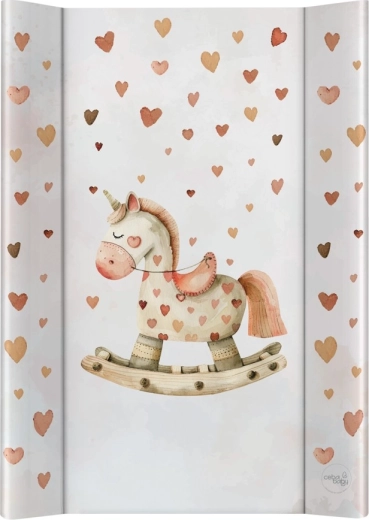 Ceba Baby saltea de înfășat cu două fețe, cu placă rigidă 50 × 70 cm Ultra Light Rocking Horse