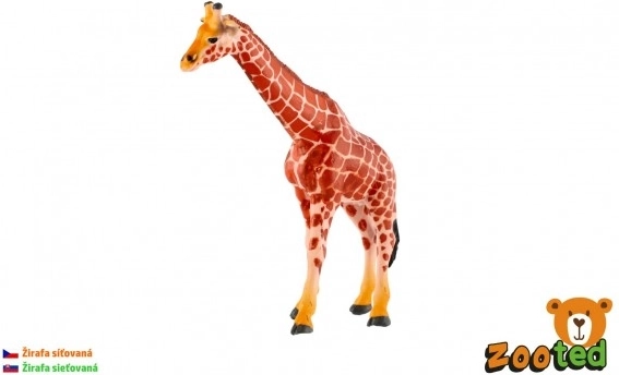 Figurină din plastic girafă reticulată 17 cm