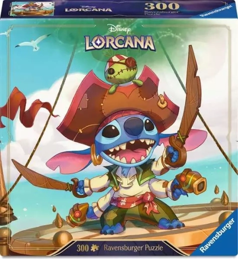 Puzzle Ravensburger Disney Lorcana Stitch – pirat extraterestru (300 de piese)