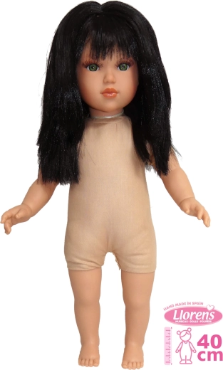păpușa realistă Llorens Greta 40 cm cu corp moale