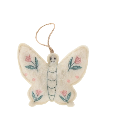 Fetru delicat și broderie detaliată