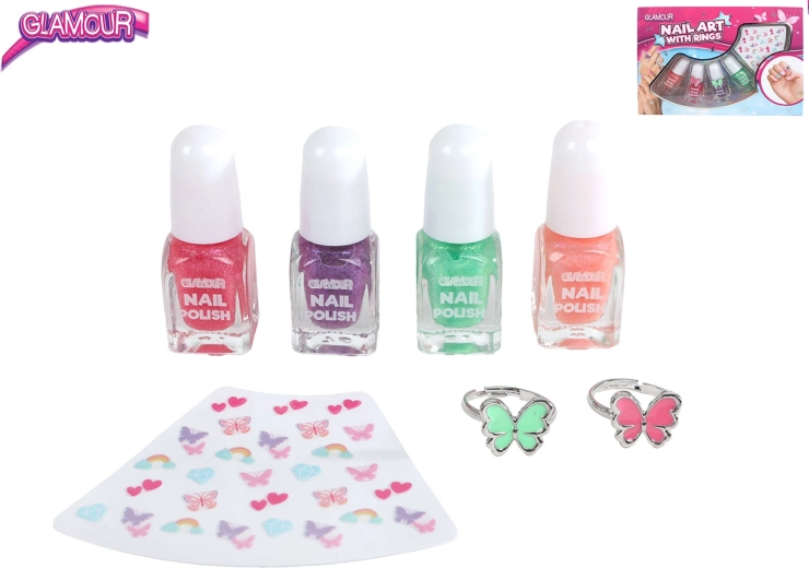 Glamour set de frumusețe pentru unghii în cutie