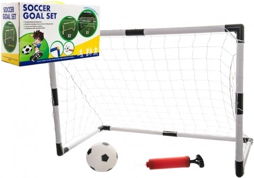 Poartă de fotbal 2în1 cu minge