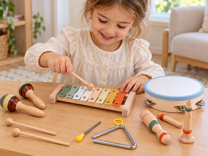 Xilofon colorat pentru primele melodii