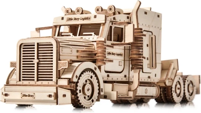 Little Story puzzle 3D din lemn camion