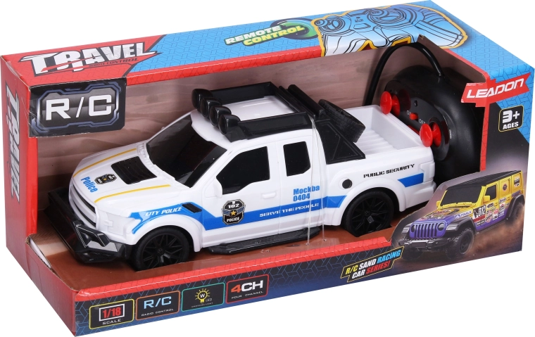 Mașină de poliție RC cu telecomandă, 23 cm