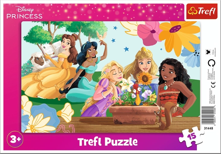 Puzzle Trefl Disney Princess: Puterea zâmbetului, 15 piese