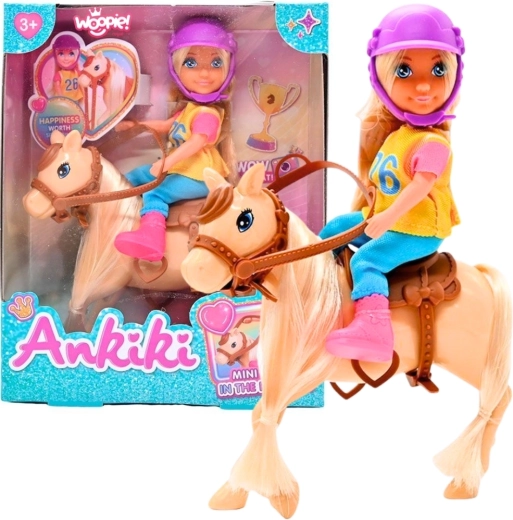 Woopie Royal set păpușă călăreață cu cal