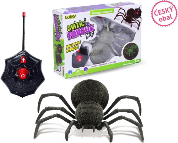 Păianjen RC luminos 20 cm