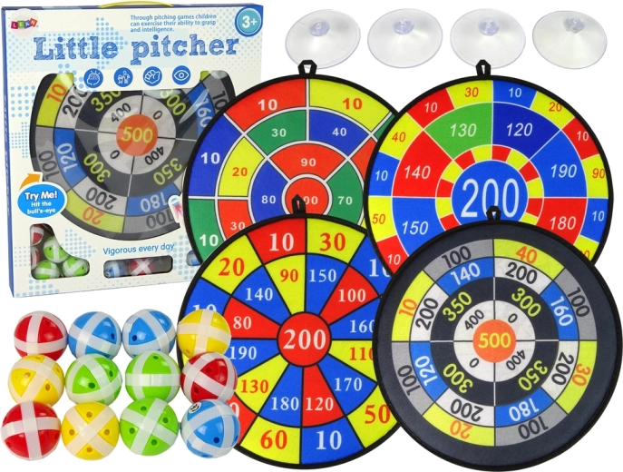 Set pentru darts Dart Shield 36 cm Bile cu scai