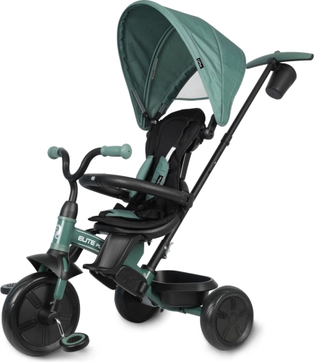 Tricicletă Qplay elite platinum green