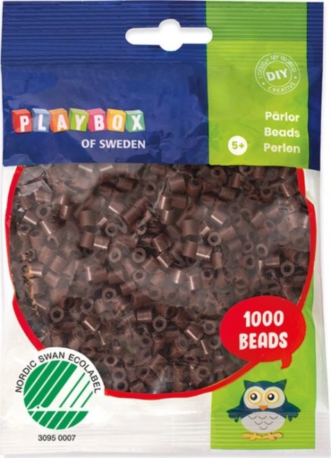Playbox mărgele maro de călcat 1000 buc
