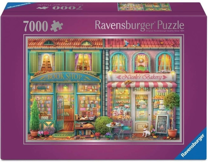 Puzzle Ravensburger Librărie și brutărie 7000 de piese