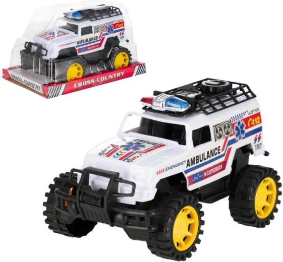 Ambulanță cu mecanism pull-back 22 cm