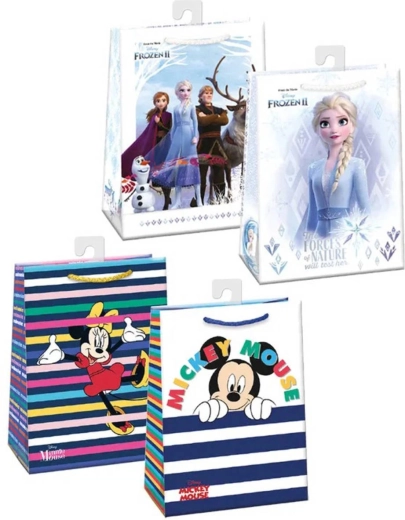 Pungă cadou din hârtie Argus Frozen 2 / Minnie / Mickey 23 × 32 cm - 1 bucată