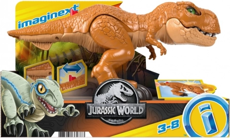 figurină imaginext jurassic world t‑rex atacator