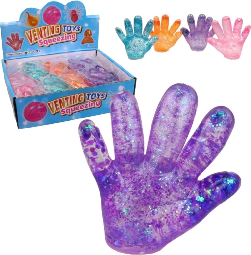 Mână gel antistres de strâns, în display box (12 buc.)
