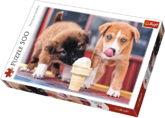 Puzzle 500 piese - Timp pentru înghețată de la Trefl