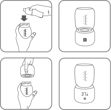 Încălzire rapidă și precisă la 37–50 °C