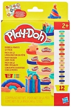 Play-Doh set de plastilină în tuburi 12 buc.
