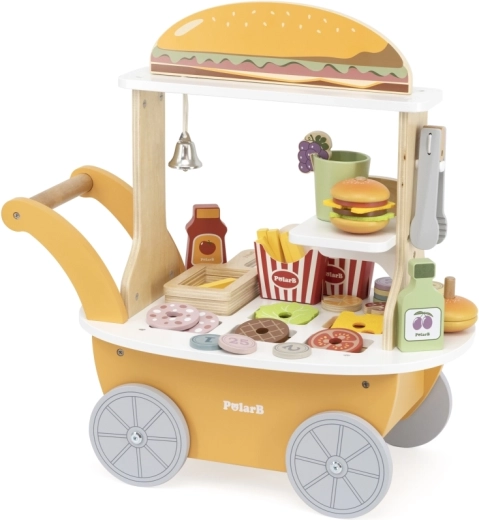 46 de accesorii pentru joaca de-a barul de burgeri
